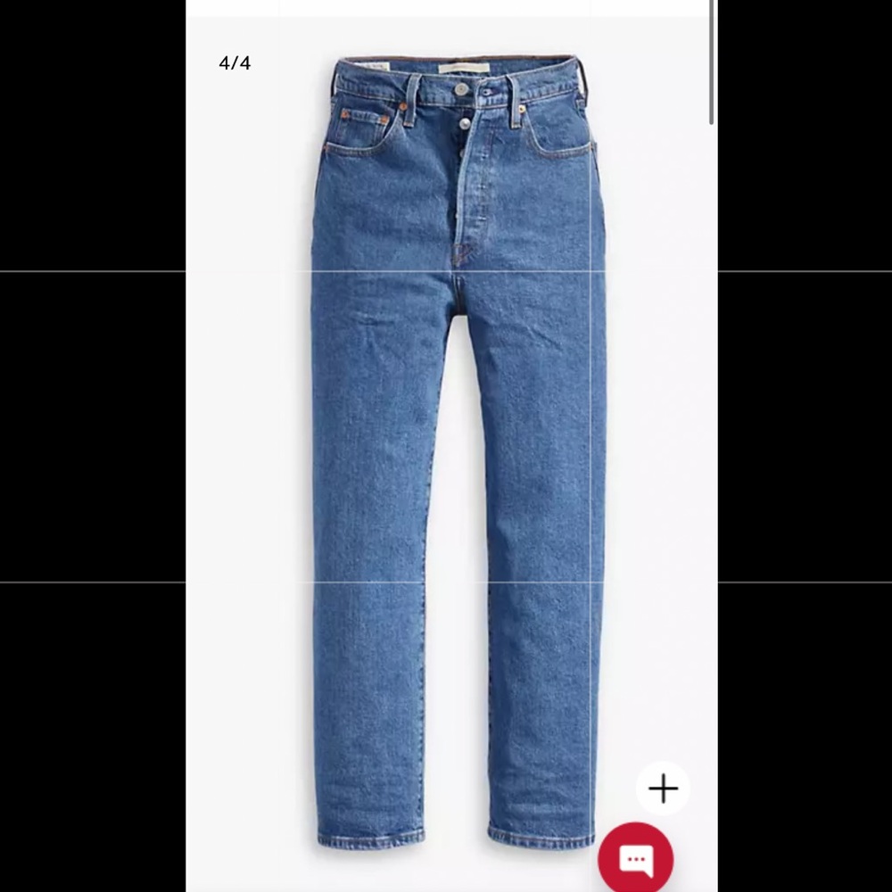 Levi’s rib cage straight jean